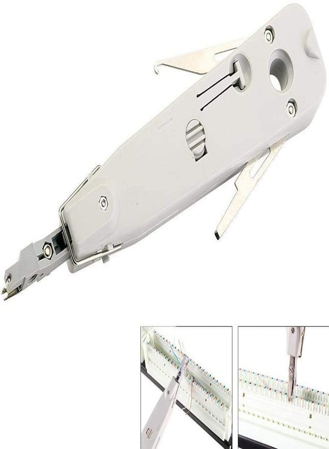 Atevon HT-3141 Krone Punch Down Tool - Impact Crimper for 110/88 Type AMP Modules, Keystone Jacks & Network Junction Boxes | Ratchet-Type for Telephone & Data Wires - Pack of 1 - Image 2